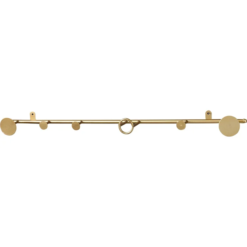 

Narrow Gold Coat Racks Wall Hook Shelf Nordic Bedroom Clothes Coat Racks Hanger Living Room Garment Cabides Household Items