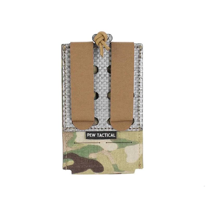 Rompi Taktis Molle 5.56 Kantong Mag Tunggal Kit Alat Serbaguna Luar Ruangan Papan Tegris Asli Luar Ruangan