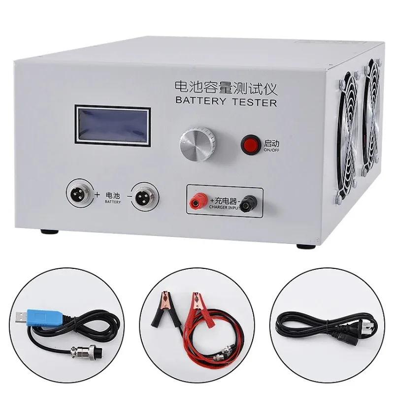 EBC-B20H 12-72V 20A Lead Acid Lithium Battery Capacity Tester Support External Charger Charging And Discharging AC100-240V