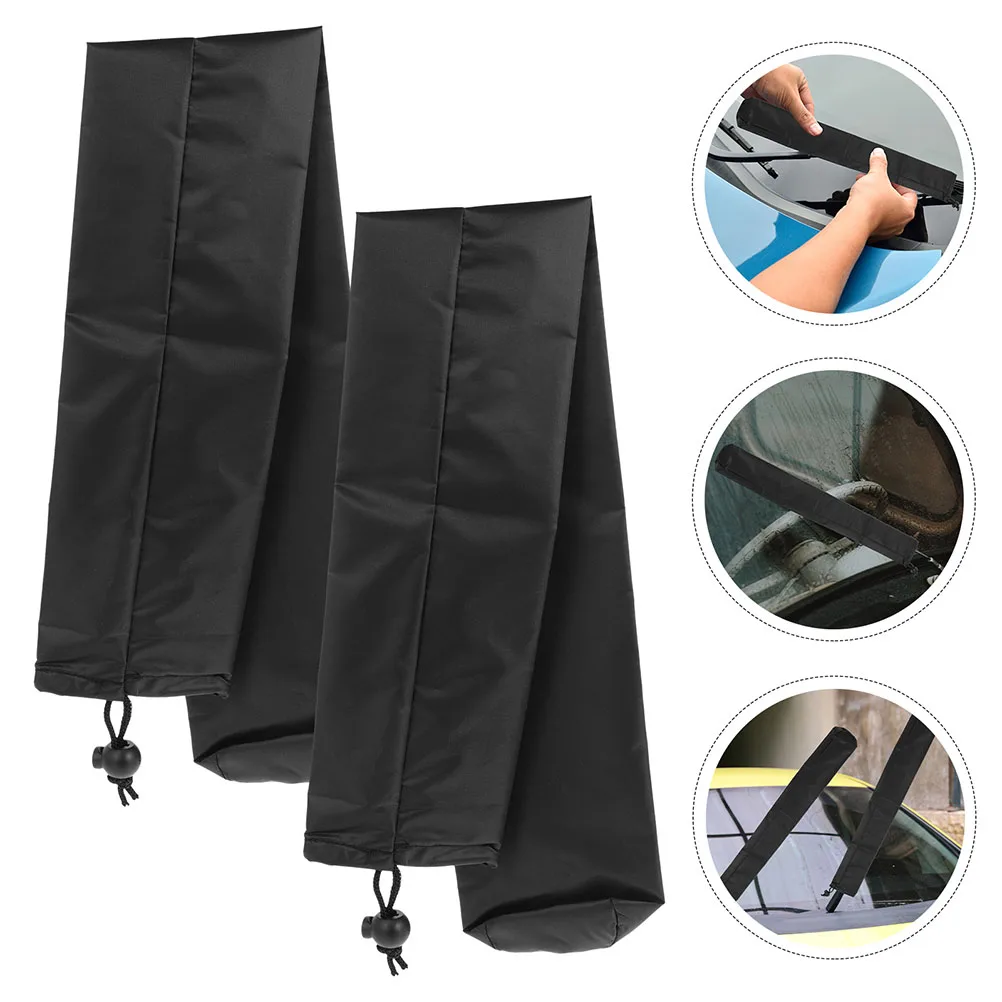 

Blade All-Weather Windshield Car Wiper Covers Durable Easy Install No Tools Automotive Accessories Wiper Covers