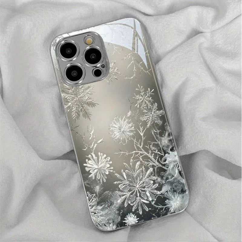 

Minimalist Ice Snow Tempered Glass Phone Case for Xiaomi Redmi Note 14 14c 13 12 13c 11 12c 10 10c A3 A2 A1 9 Pro PLUS 4G 5G