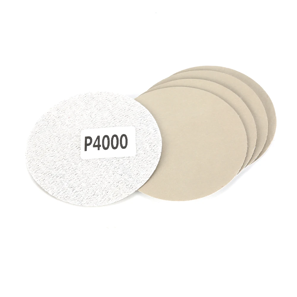 Ferramentas abrasivas impermeáveis para moedor, Sandpapers Set, discos polidos, hastes de limpeza, 1500, 2000, 2500, 4000, 20Pcs, 75mm