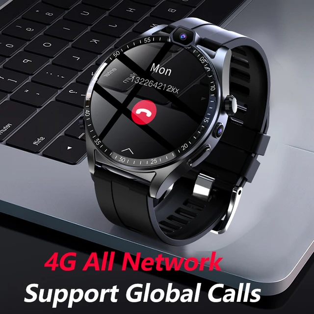 New Arrival Nfc 4g Smart Watch 4g 64g 4 Core Hd Dual Camera Android 9.1 Sim Card Gps 4g Lte Men Smart Watch For Apple Xiaomi Smart Watches AliExpress