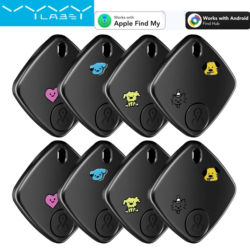 

VYVYLABS Air Tracker Tags for Android & iOS Bluetooth Tracker Anti-Lost Alarm Reminder Positioner for Kid Pet Car Luggage Key