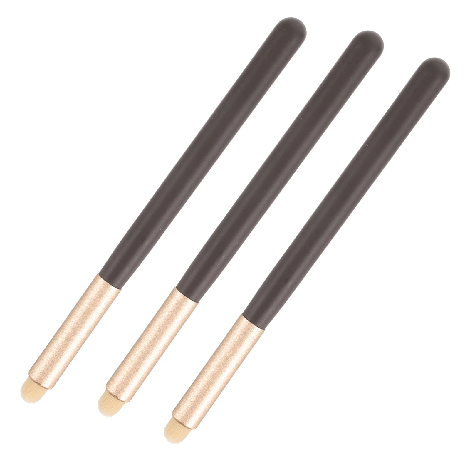 3Pcs Lip Brush Ergonomic Lipstick Applicators Makeup Tools for Women Portable Lip Gloss Concealer Balm Quick Application