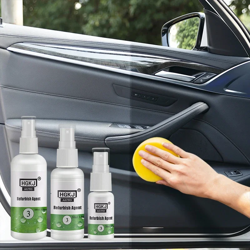 Car Plastic Restorer More Gloss Back To Black Car Cleaning Products Plastic Leather Restore Auto Polish And Repair HGKJ 3