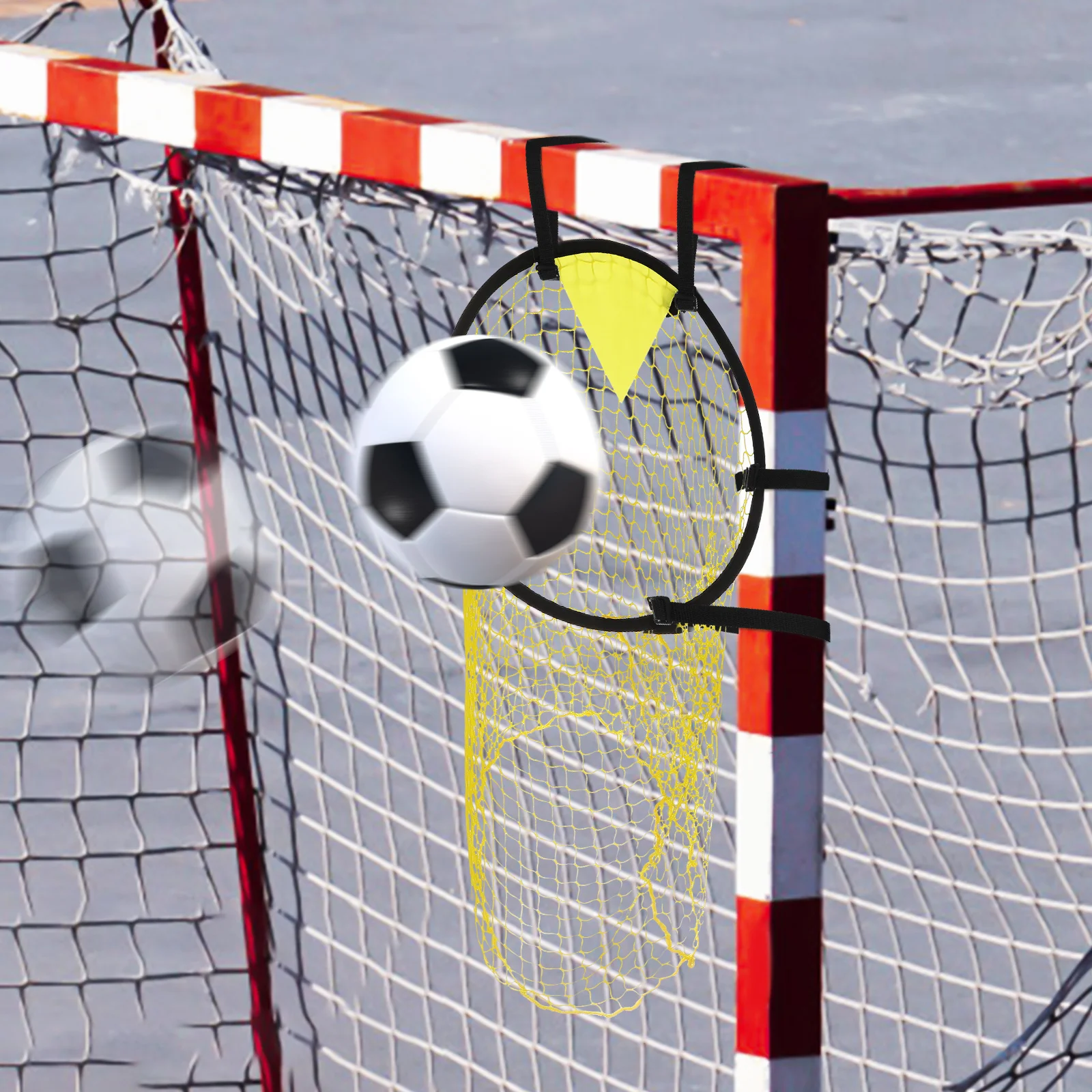 2 uds cubo de basura portería de fútbol bolsillo niño chico s red de fútbol redes de poliéster para interiores