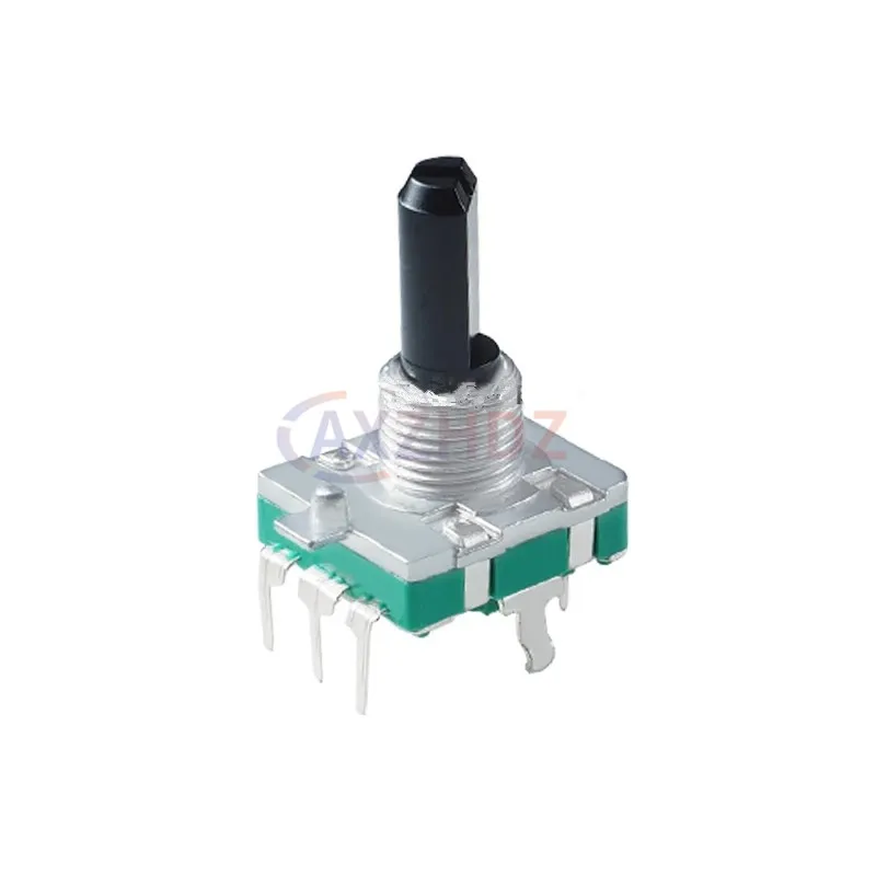 2PCS EC16 15/20mm 360 Degree Rotary Encoder Audio Encoder EC16 Coding 5Pin Handle Long 15MM Swich