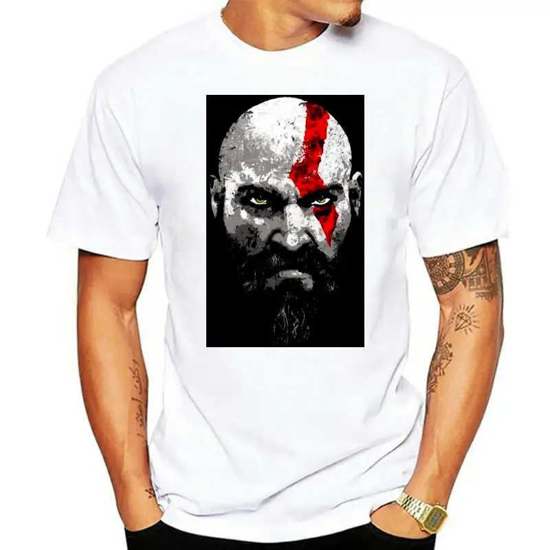 

Модная мужская футболка God of War Кратос