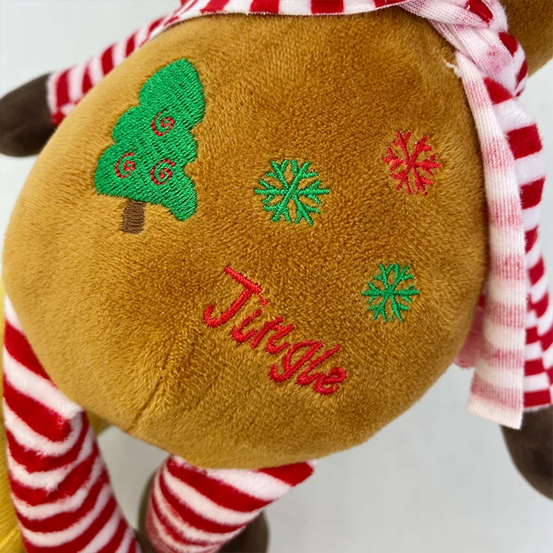 New Fashion Christmas Doll Cute Cartoon Snowman Elf Santa Claus Elk Soft Stuffed Doll Kids Toy Skin Friendly Hot Sale