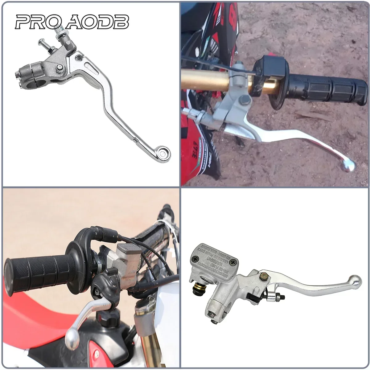 Para honda cr125r crf250r 250x crf450x crf 450r 2005-2021 acessórios da motocicleta guiador alavancas de embreagem do cilindro mestre do freio