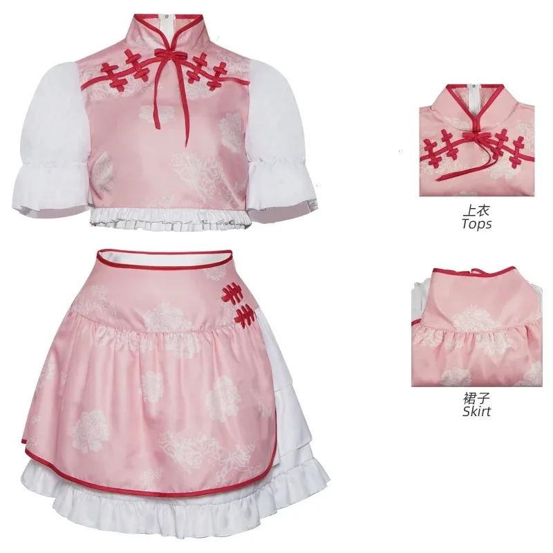 CyKaname Madoka Cosplay Costume Akemi Homura Cheongsam Halloween Miki Sayaka Women Clothes