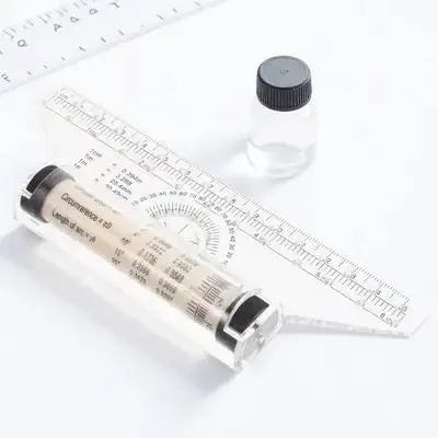 Drawing Roller Ruler Art Draft Functional Tool for Students Measuring Parallel Drafting Scale Paralell Line Fold