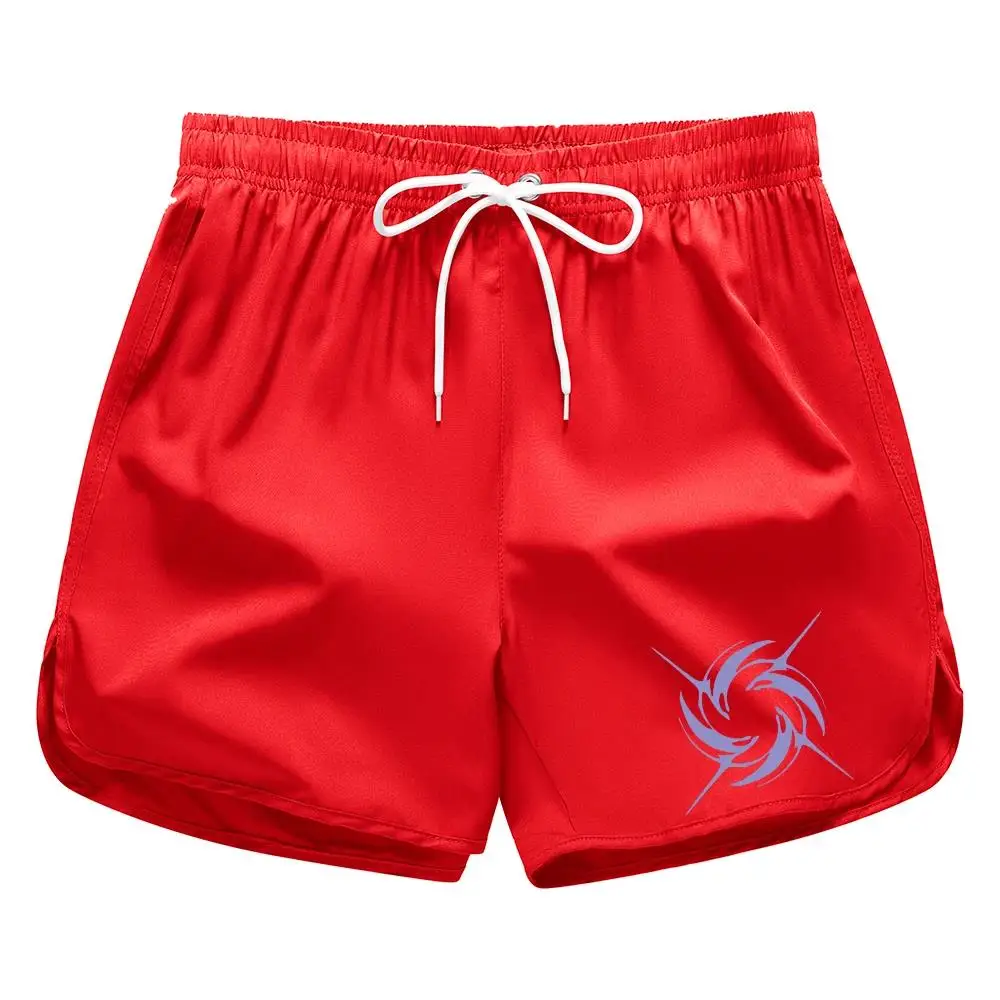 Shorts de sport imprims  la mode pour hommes, parfaits natation, le surf et les activits plage en t, avec cordon