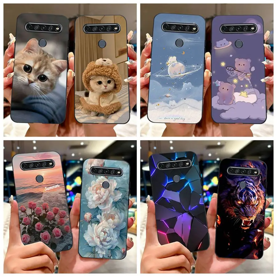 Para LG K61 2020 funda K41s K51s 2020 funda bonita con estampado de dibujos animados funda de teléfono para LGK61 K 41 s k 51s carcasas de silicona suave