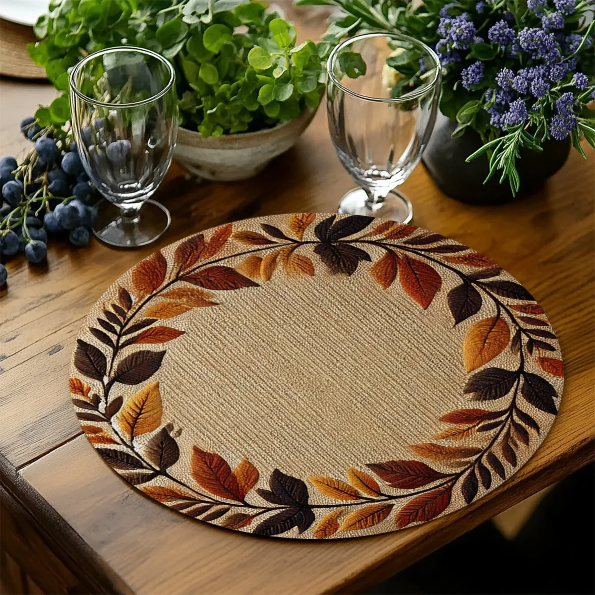 VIKAMA 4PCS Autumn Leaf Wreath - Home Decor Design Interior recension och pris