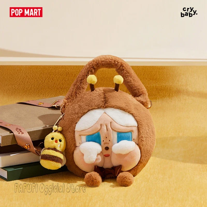 POP MART Crybaby Crying Again Series Big Head Bag Crying Bees Original Toys Cute Anime Figure Ornaments Collection Gift