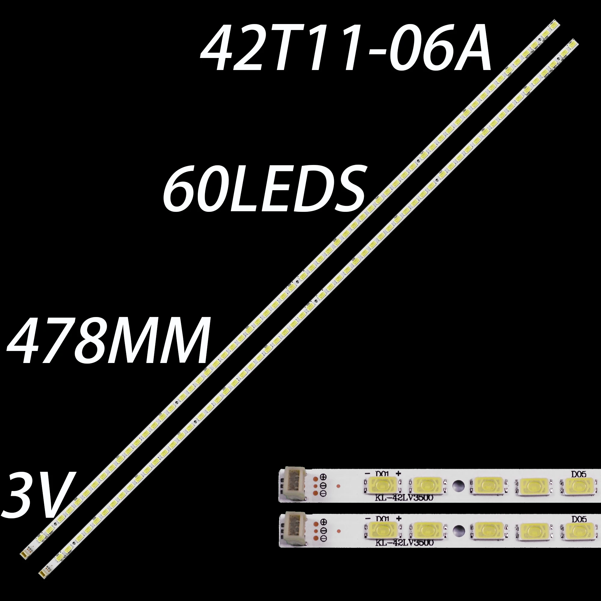 LED for 42T11-06a KL-42LV3500 42LV3400 42LV3550 42LV3551 42LV3700 LT-42A320F 42SL833R MTV-4214LW STV-LC42790FL 42LV5500 42P21FBD