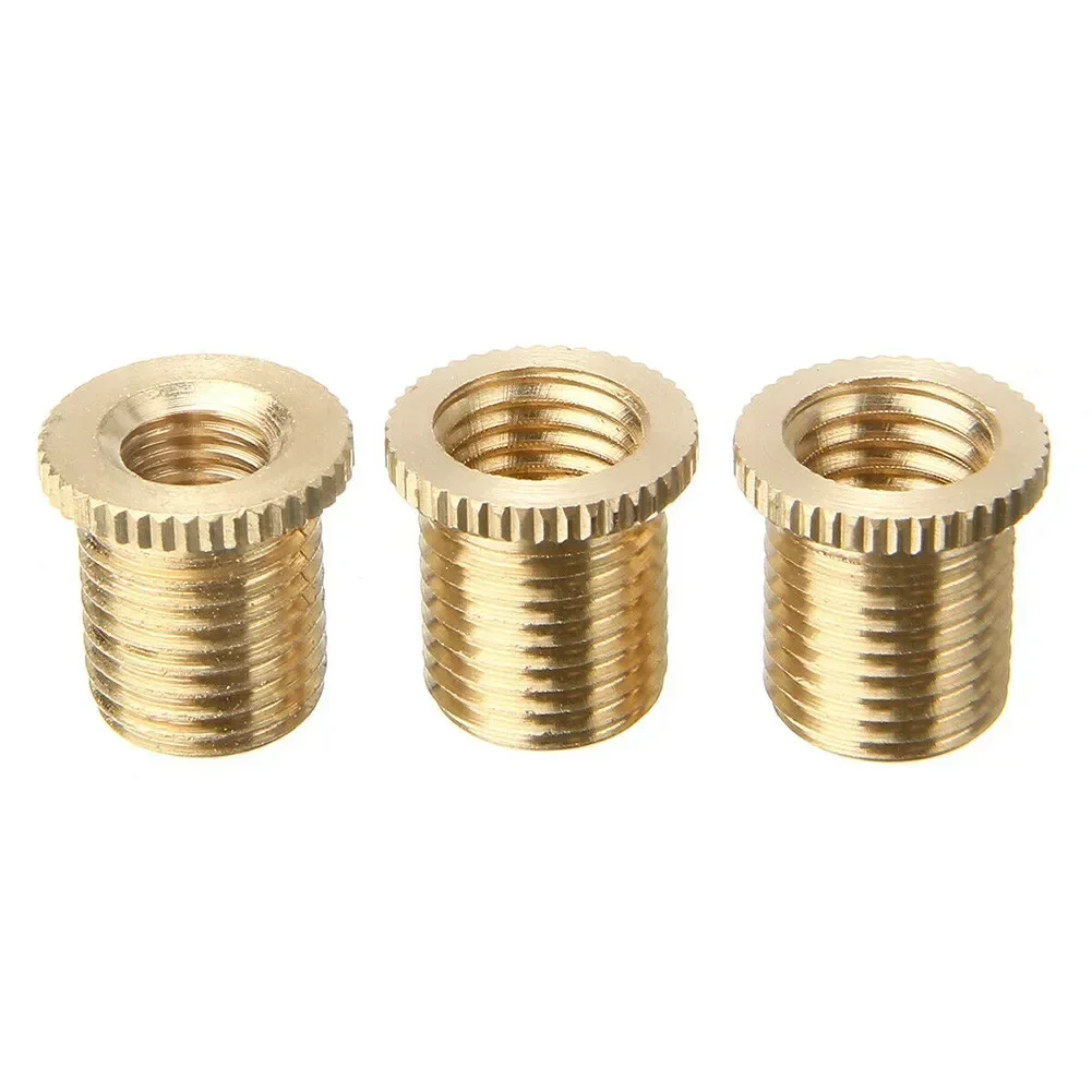 3pcs Gear Shift Knob Thread Adapter Nut Insert Kit M10x1.25 M10x1.5 M8x1.25 Aluminum Alloy Shift Knob Thread Adapter