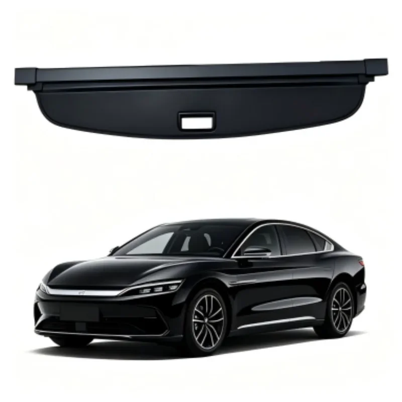Cargo Cover Trunk Privacy Shade Rear Security Partition Anti-Theft Shield Organizer for BYD SEALON 7 Overseas Version