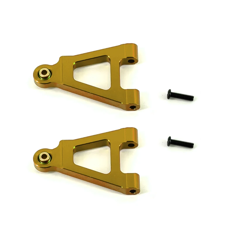 Mjx Hyper Go 1/14 14301 piezas de actualización, brazo oscilante inferior delantero de Metal para coche Rc CNC, accesorios de aluminio