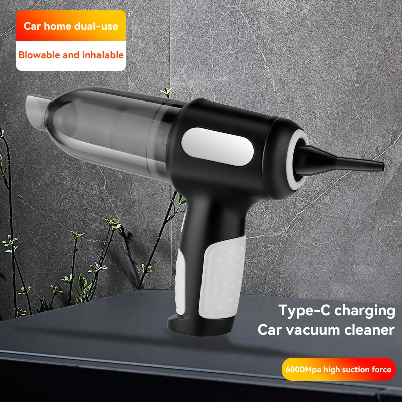 Wireless Car Vacuum Cleaner 2900000Pa Dual-purpose High Powerful Mini Charging Home Car Sofa Pet Hair Portable Cleaner Tool