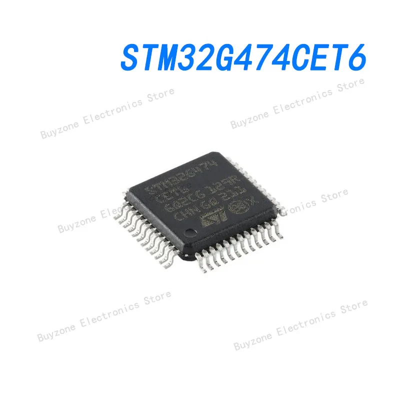 

5pcs/lot STM32G474CET6 STM32G4 microcontroller IC 32-bit single-core 170MHz 512KB(512K x 8) flash memory 48-LQFP(7x7)