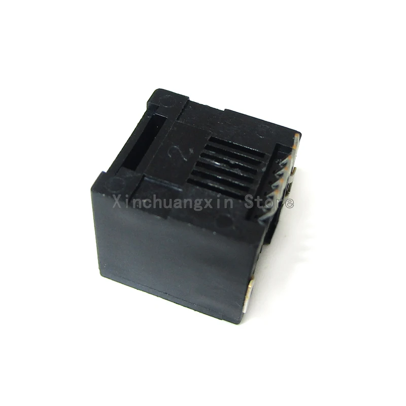 73305-111LF 6-контактный разъем CONN MOD JACK 6P6C R/A UNSHLD Ethernet
