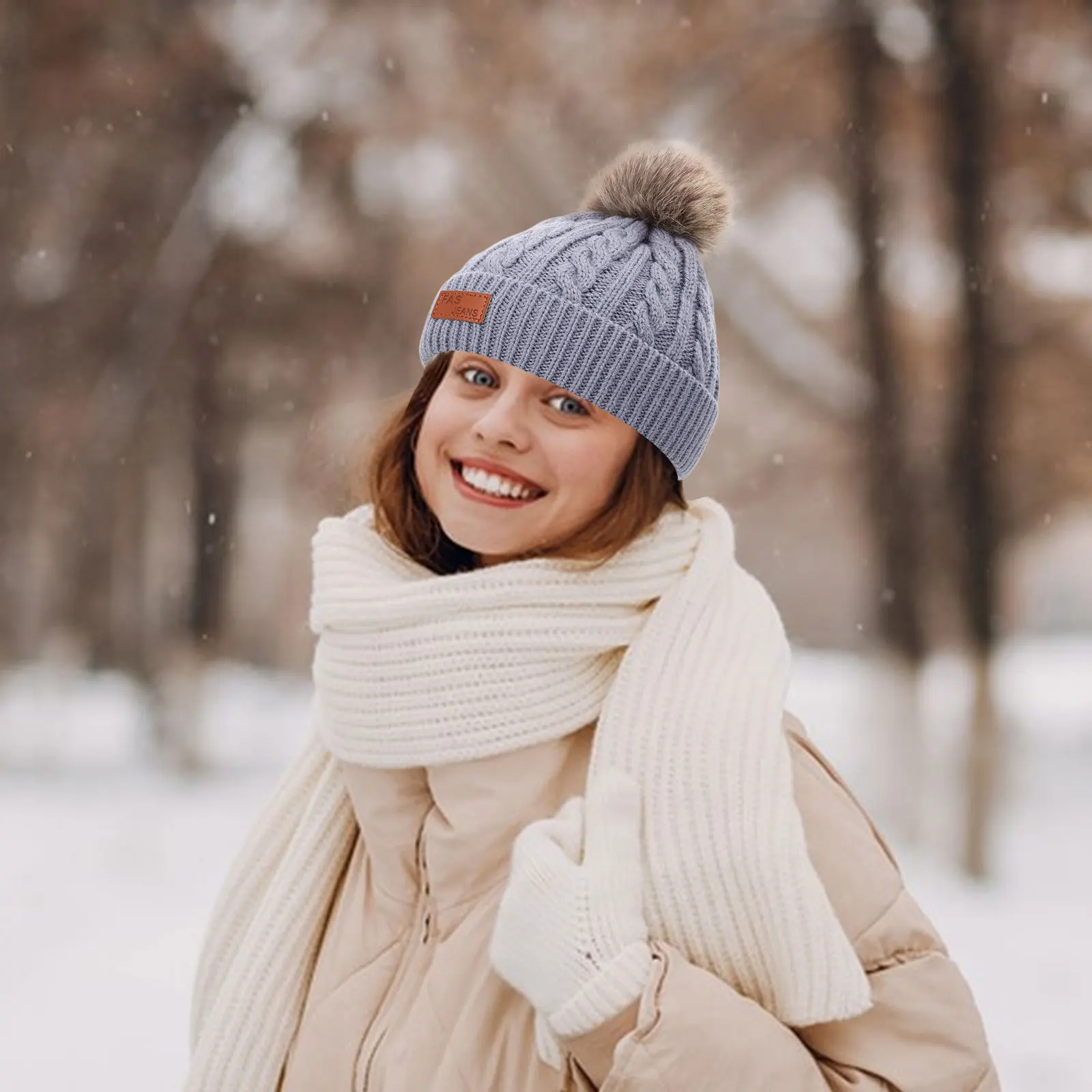 

Зимние шапки для малышей, новая однотонная вязаная шапка, уличная одежда, теплая холодная погода, морозостойкие аксессуары для детей, шапки 2025