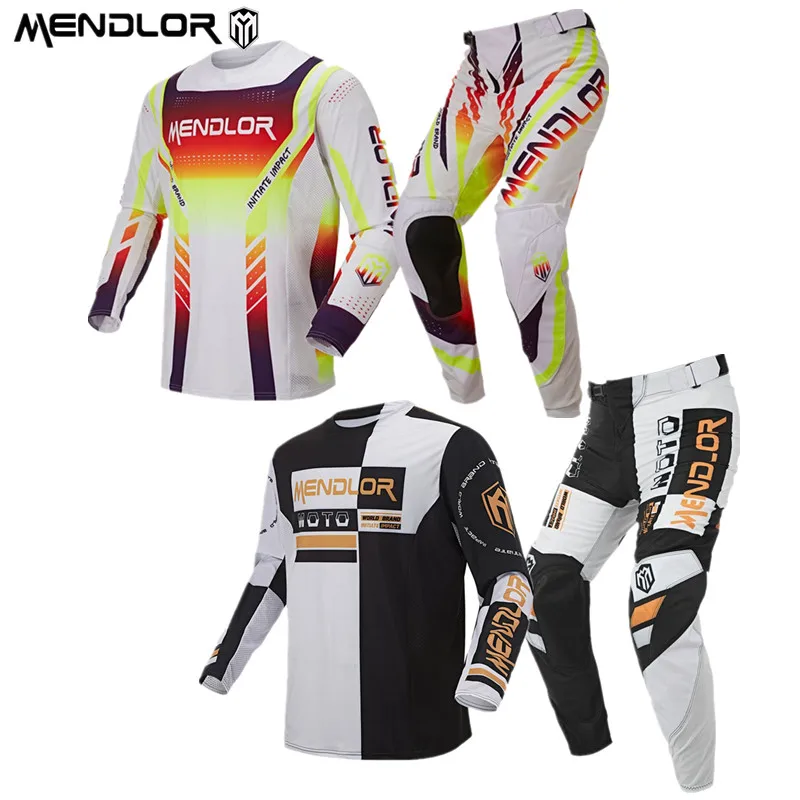 MENDLOR 2024MX jersey pants combination gear set off-road riding suit combination off-road bike endurance bike quick drying set