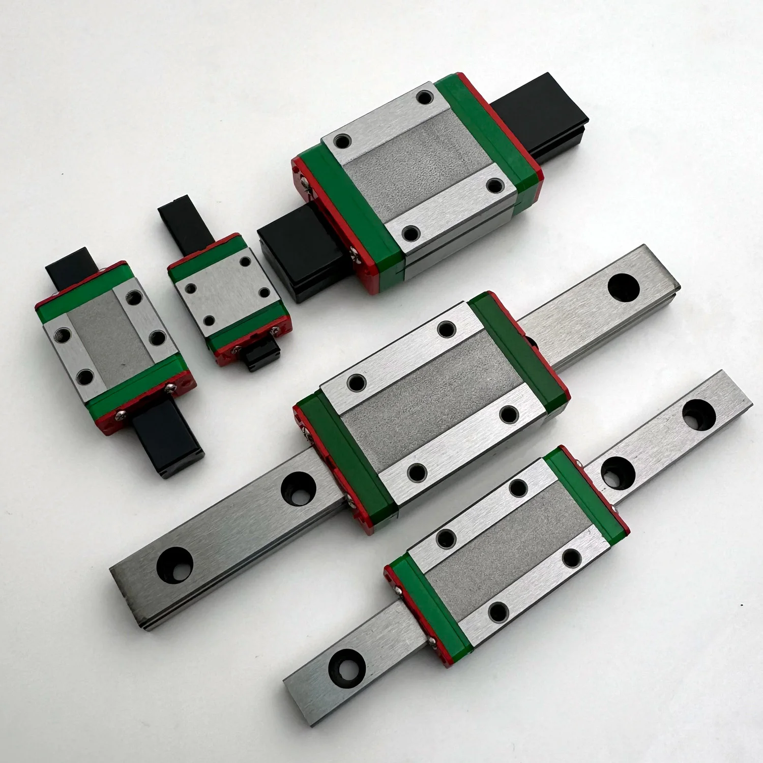 miniature linear rail slide 1pc  linear guide+1pc  carriage MGN12 MGN15 MGN7 MGN9 300 350 400 450 500 600 mm