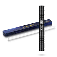 7 Colors RGB FX Duel Lightsaber For Kids, Splicable Lightsaber Rechargable With Aluminium Handle Gift For Kids Halloween Cosplay