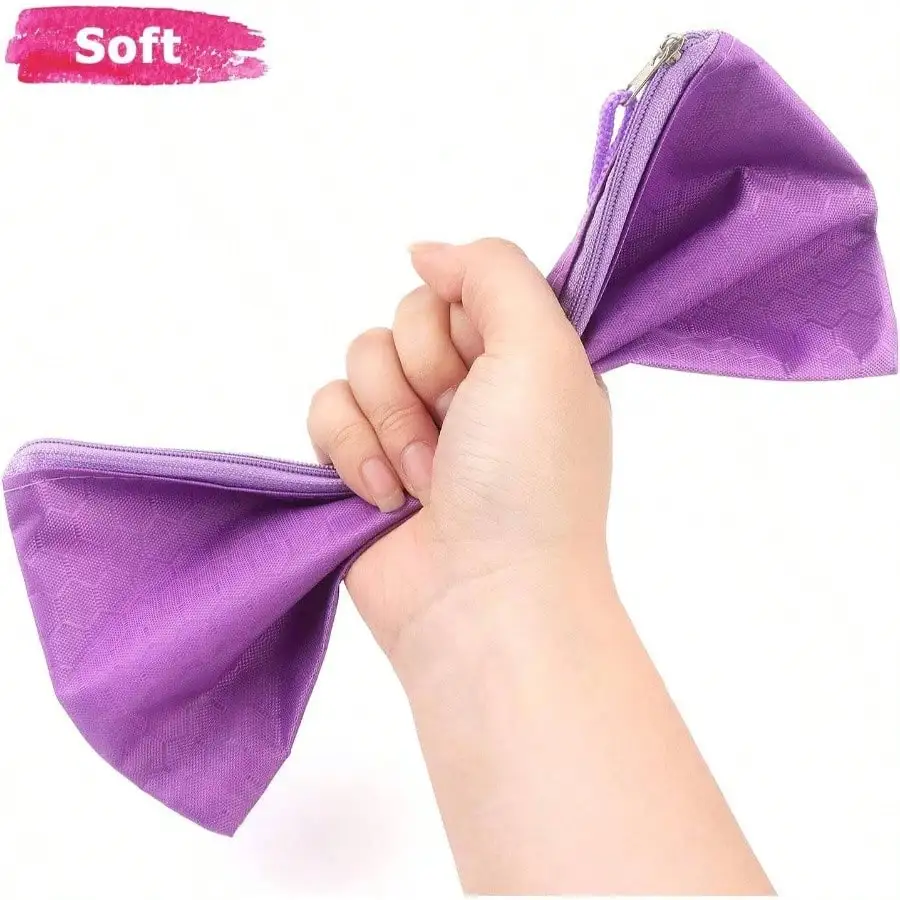 12パック ジッパーペンシルバッグ ペンシルバッグ、ジッパーペンシルバッグ、大容量、防水鉛筆、オフィス用品の整理