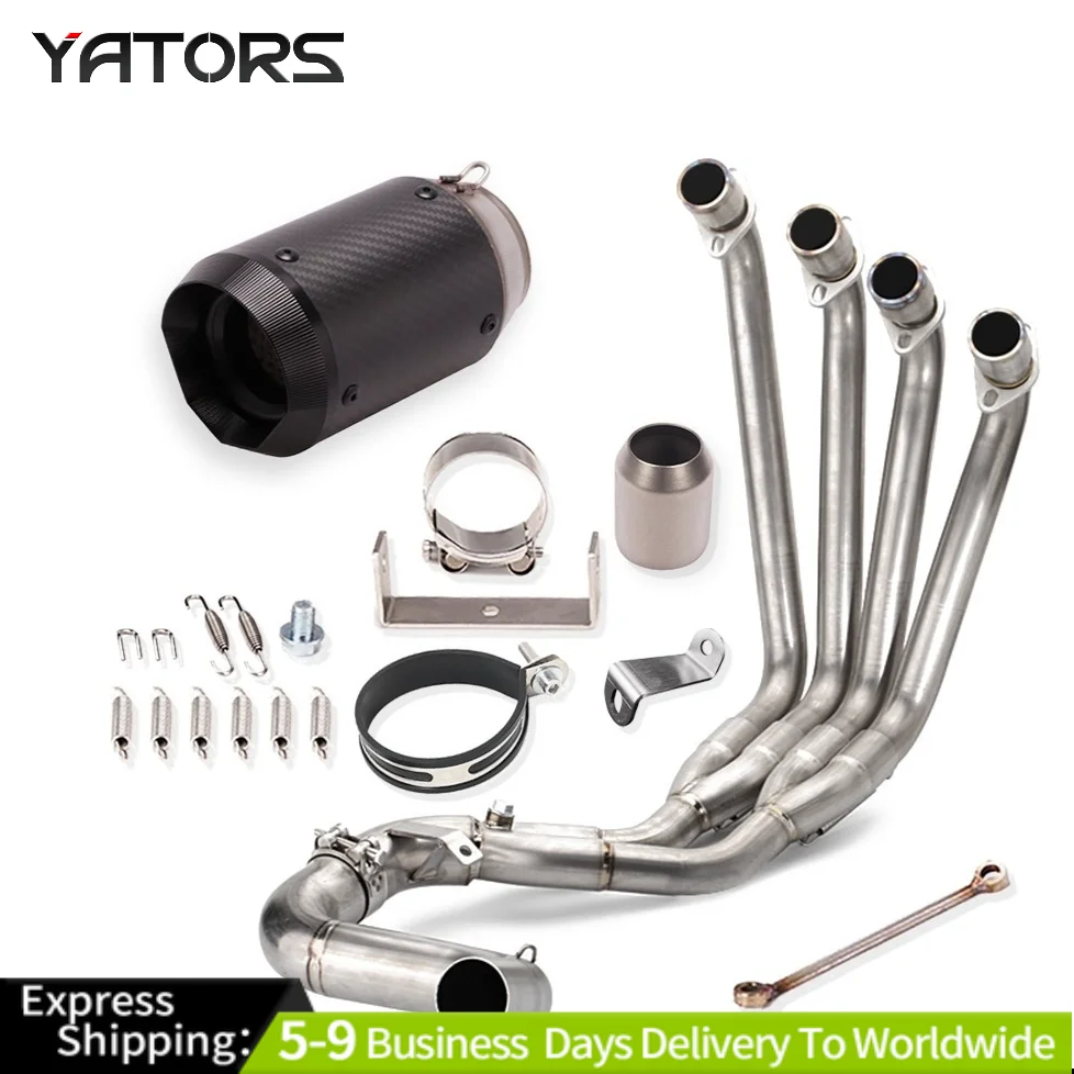 

For Honda CBR650R/F CBR650 2014-2023 Slip Exhaust System Header Pipe Muffler Exhausts Pipes