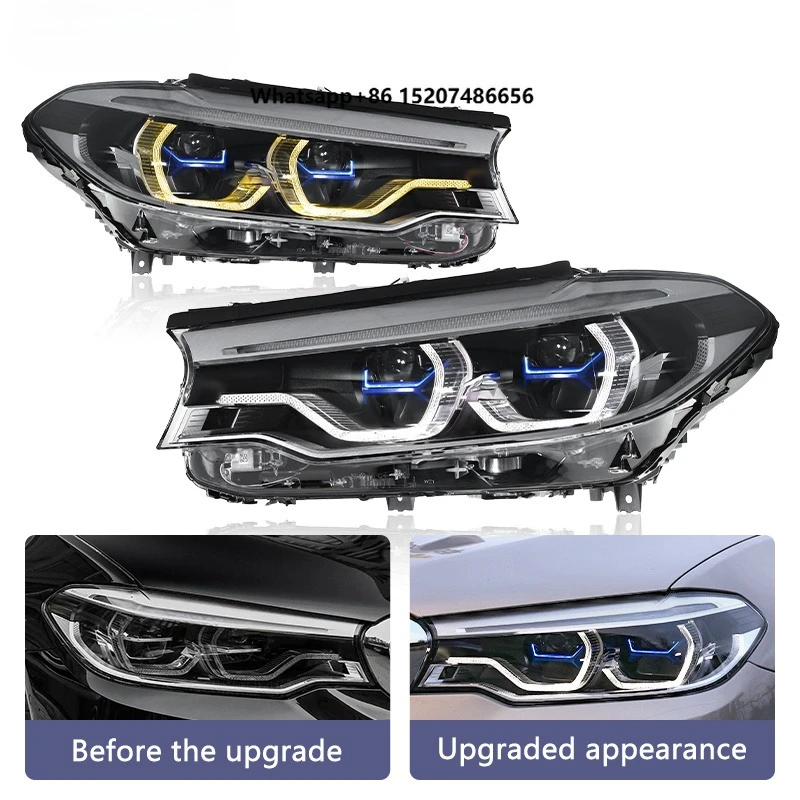 

LED Headlight Assembly for 5 Series G30 G38 2018-2020 Car Front Lights Automotive Head Lamp