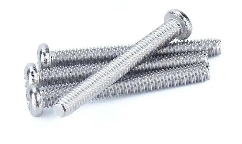 100 Stück PM1.2/1.4/1.6/2/3 M2 M3 ISO7045 Din7985 GB818 vernickelte Kreuzschlitz-Rundflachkopf-PM-Schrauben Kreuzschlitzschrauben – Detail 17