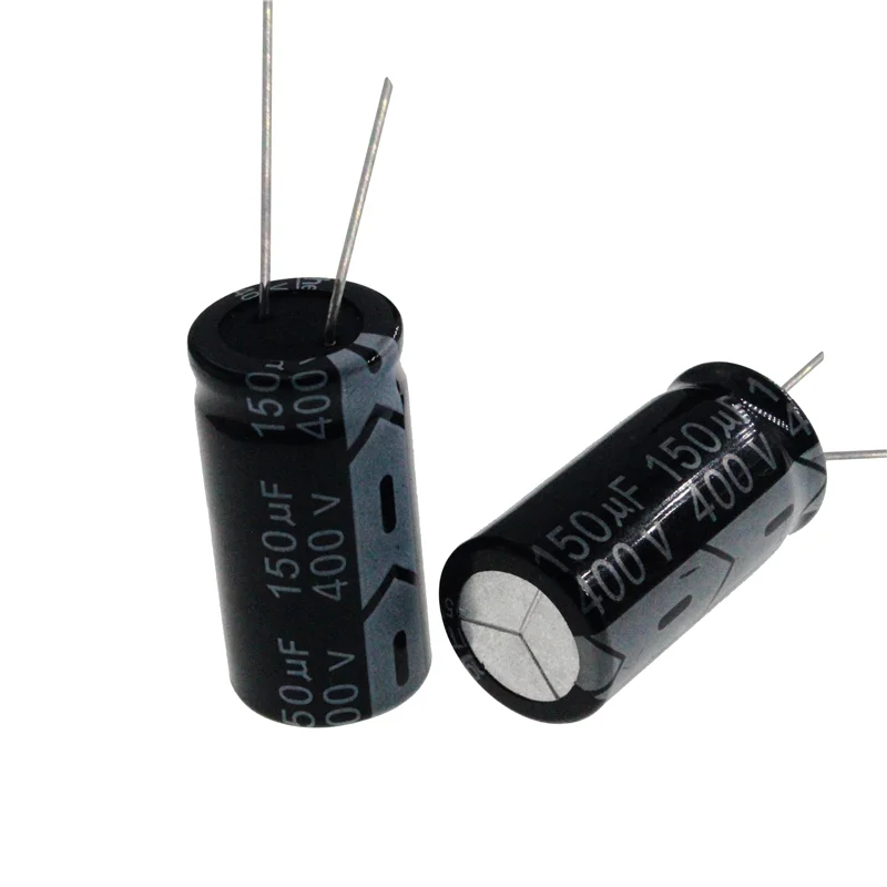 2pcs 150uF 400V 150MFD 400WV 18*30mm Aluminum Electrolytic Capacitor Radial 400v150uf 150uf400v