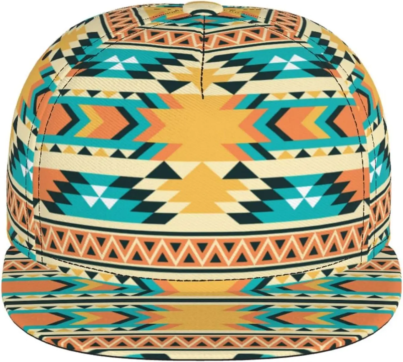 Western Ethnic Aztec Native American Pattern Baseball Cap for Men Women Adjustable Trucker Hat Snapback Sun Dad Cap Unisex