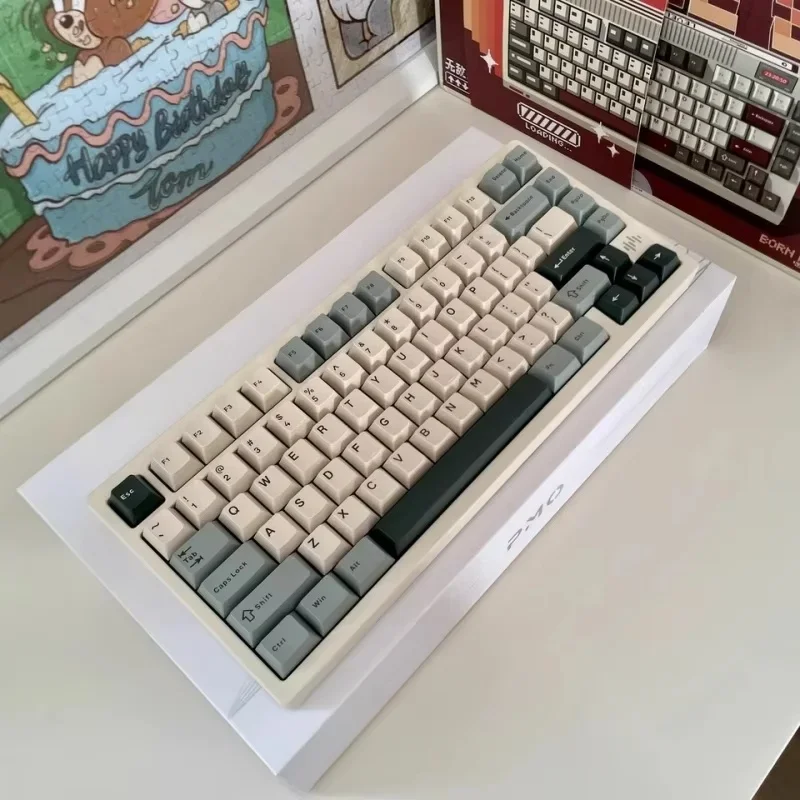 WAVE75 Wireless Mechanical Keyboard 75% Tri-Mode CNC Aluminum Gasket ARGB 1000HZ Bluetooth Gaming Keyboard For Laptop Tablet - Image 6