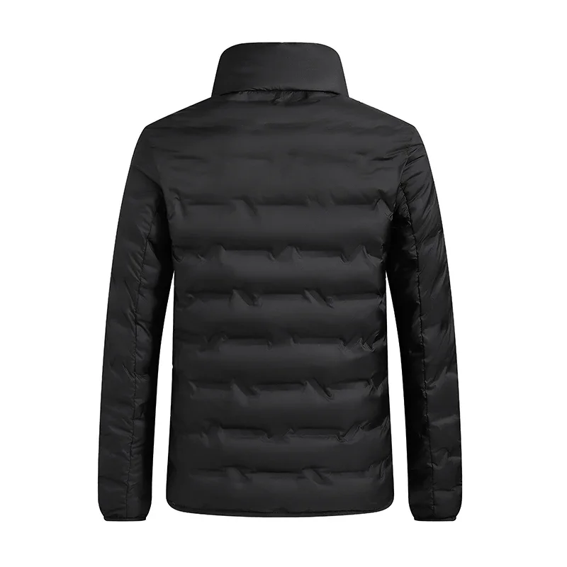 Men\'s Casual High-collar Down Jacket Stand-up Collar Fashion Warm Jacket Winter Trend Outdoor Sports Clothing Fashion