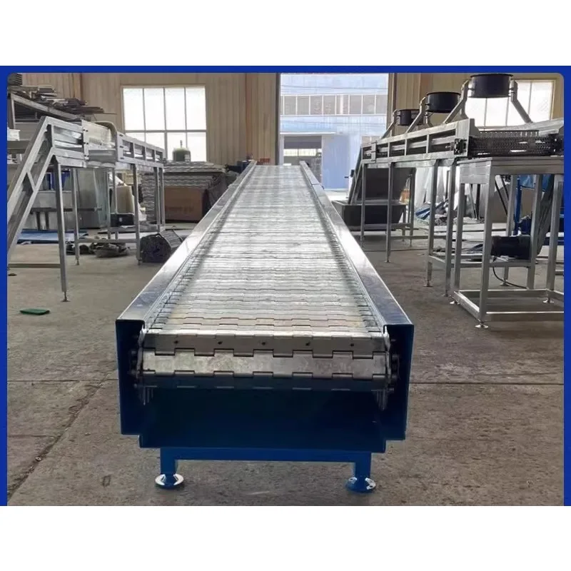 

Stainless steel chain plate conveyor, tunnel furnace plate chain conveyor, industrial chain plate drying conveyor belt