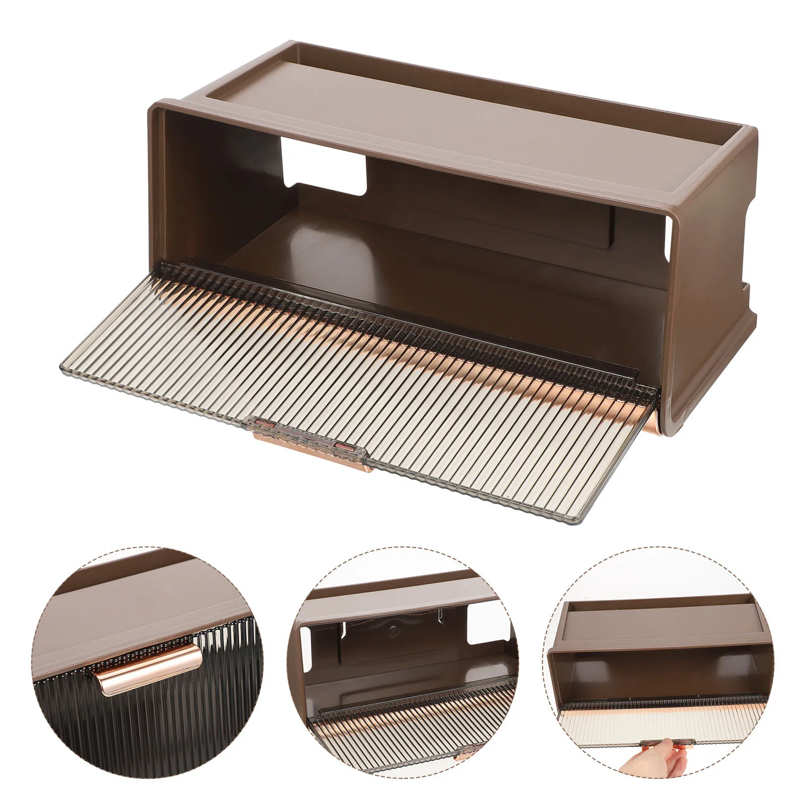 Kotak Penyimpanan Router yang Dipasang di Dinding, Penutup WiFi, Pengatur untuk Router dan Aksesoris, Menyembunyikan Kabel dengan Rapi di Ruang Tamu