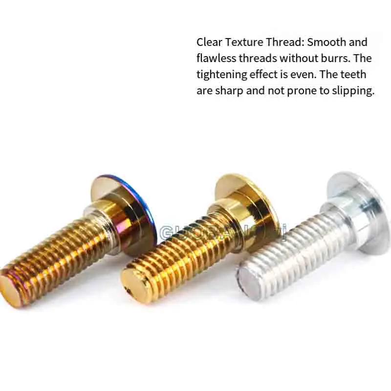 304Stainless Steel Brake Disc Modification Screws M8Floating Disc Fixing Bolts Strength Anti-Rust for Multiple Vehicle Models