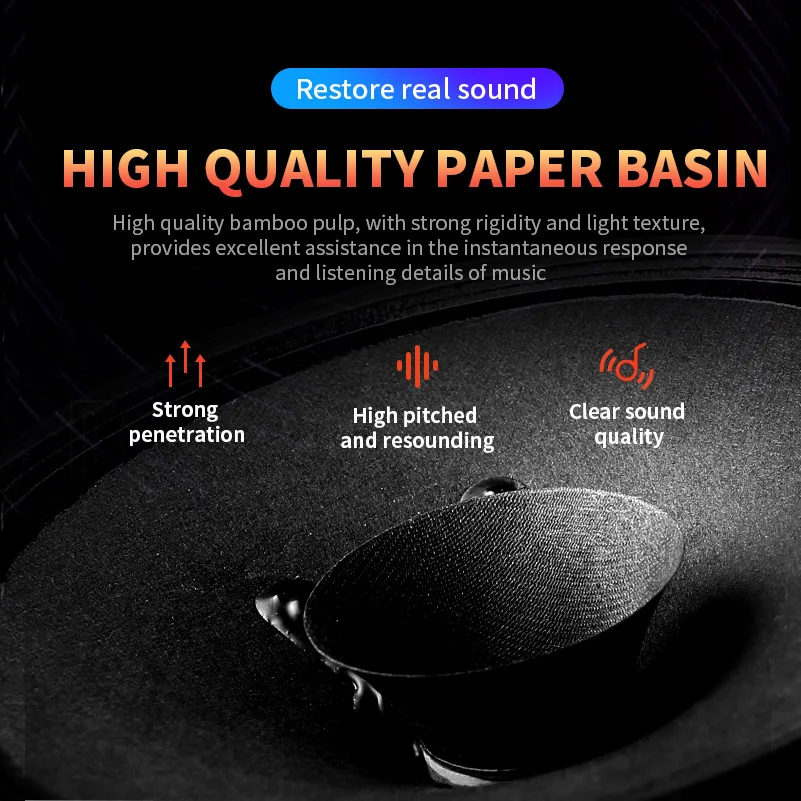 Oupushi ceiling TD202 bluetooth version 5.3 8W ceiling  speaker background music system home theatre ceiling speaker