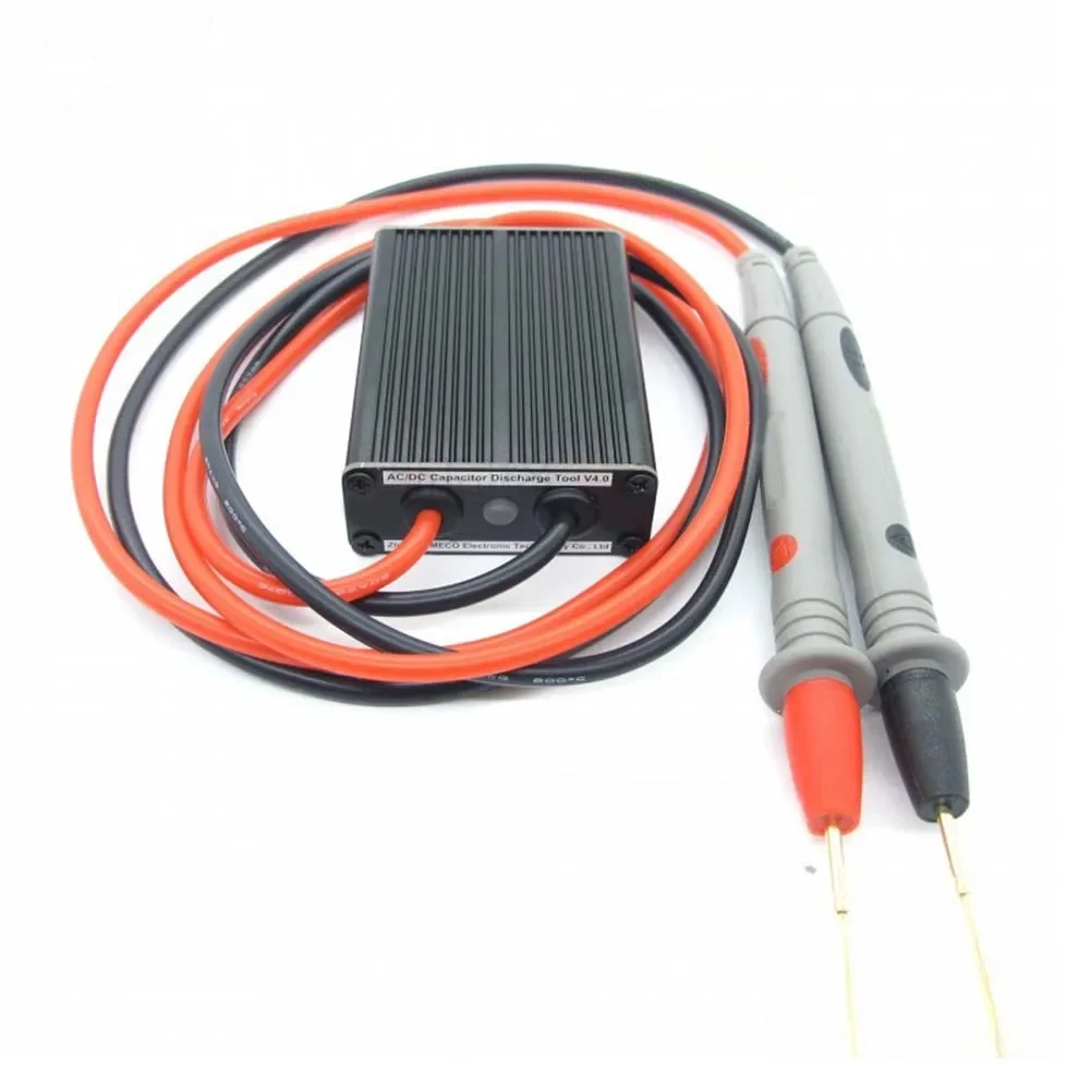 

Capacitor Discharge Tool Capacitor Arrester Safety Protection Tool DC 12-900V Discharge Silicone Probes Flexibility
