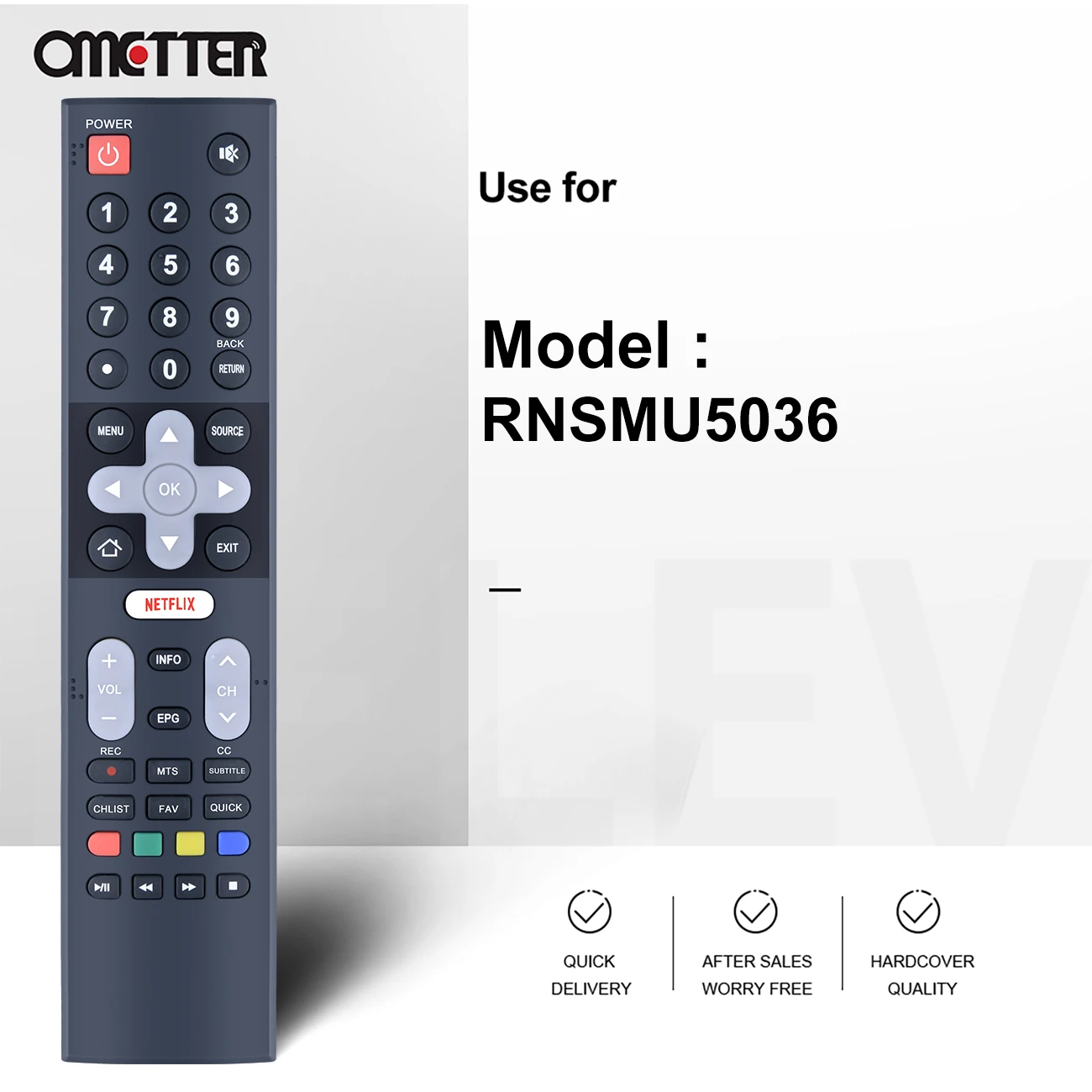 تناسب RCA الذكية التلفزيون الظاهري التحكم عن بعد RNSMU5836 RNSMU7036 RNSMU6036 RNSMU5036 RHOS651SM