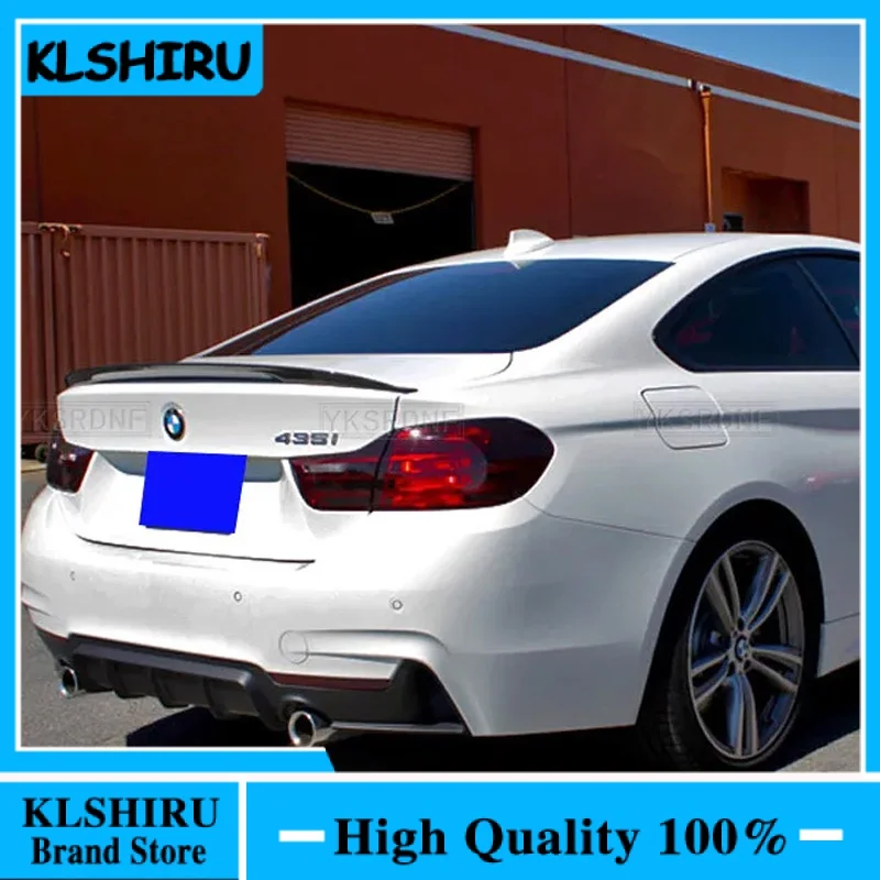 P Style ABS Rear Roof Spoiler Trunk Lip Wing For BMW F32 4 Series 2 Door Coupe 2014 2015 2016 - UP 420i 428i 430i