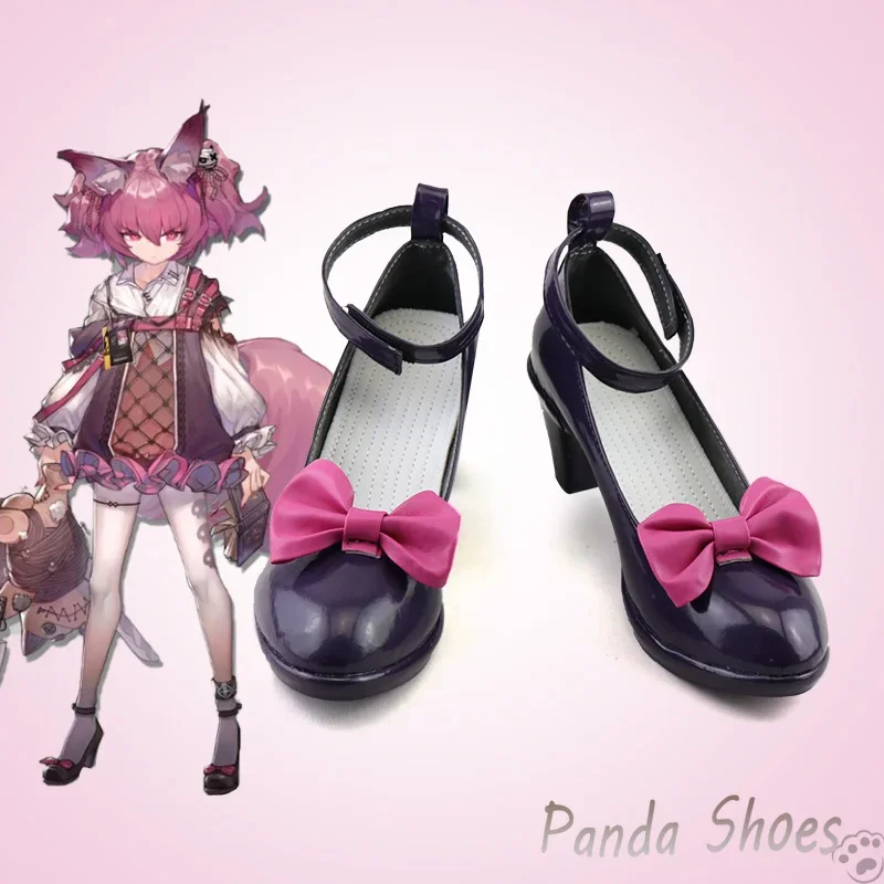 أحذية Shamare Game Arknights التأثيرية أزياء أنيمي كوس كوميك التأثيرية أحذية الدعامة لحفلات الهالوين
