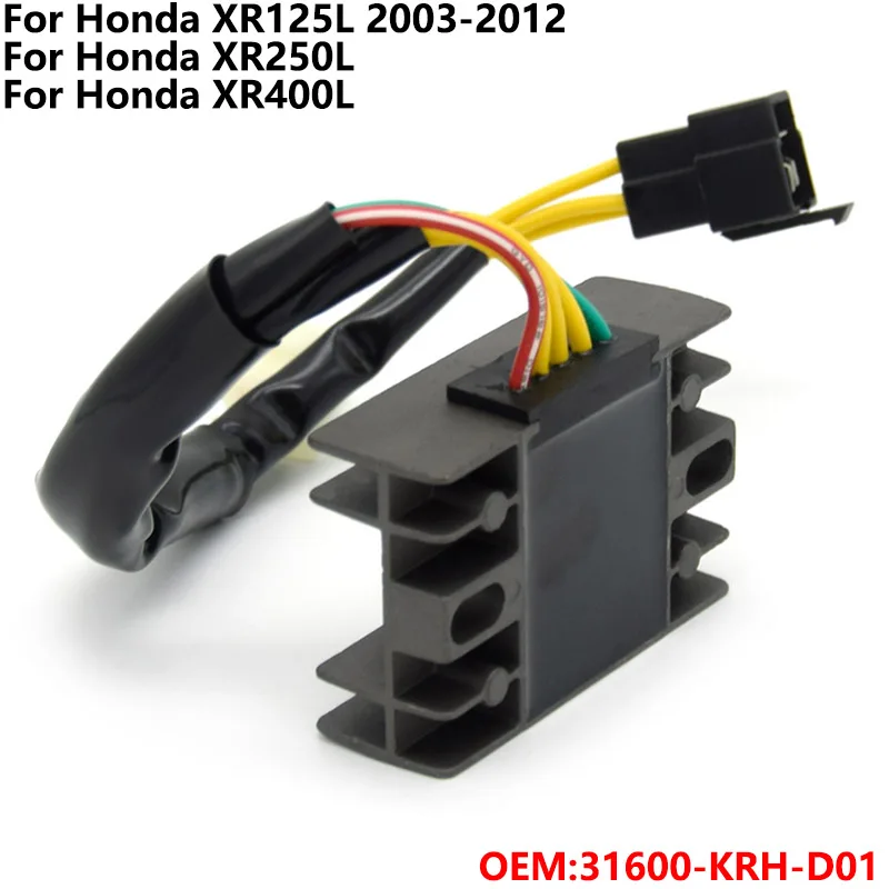 

Motorcycle Voltage Regulator Rectifier for Honda XR125L XR250L XR400L XR 125L 250L 400L 125 250 400 L 31600-KRH-D01