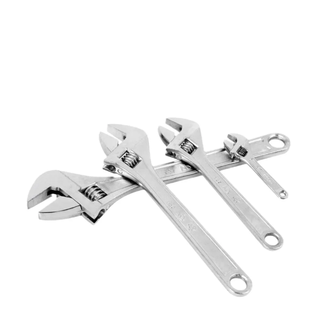 

Factory wholesale threaded steel strip metric industrial grade gas electric universal 18 inches adjustable wrench